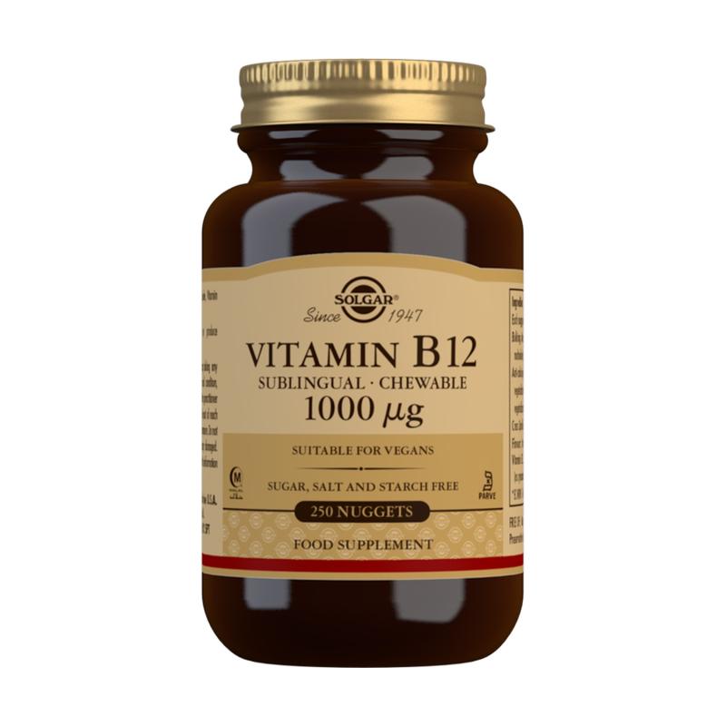 VITAMINA B12 250 COMP 1000 MCG MASTICABLES