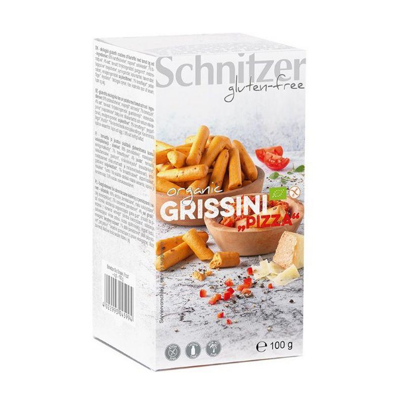 PALITOS GRISSINI PIZZA SIN GLUTEN SCHNITZER 100 GR BIO