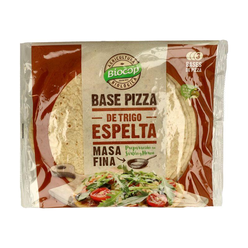 BASE PIZZA MASA FINA ESPELTA 390 GR BIO