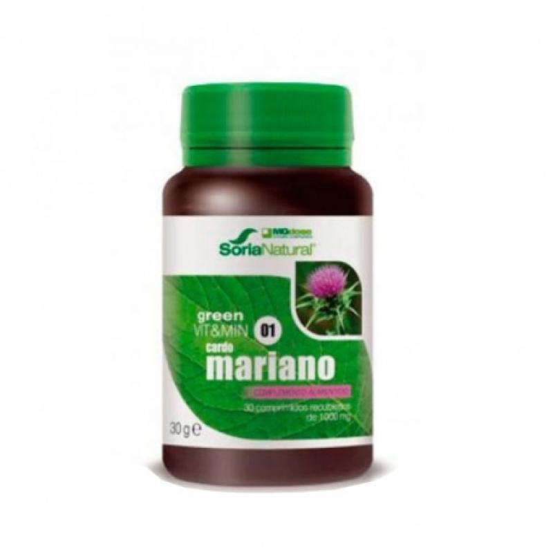 GREEN VIT&MIN 01 CARDO MARIANO 30 COMP 1000 MG