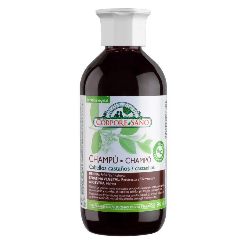 CHAMPU HENNA CATECHU CASTAÑO 300 ML