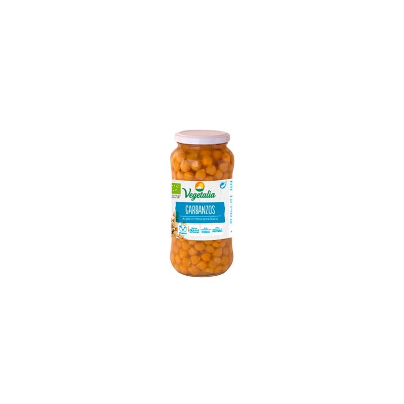 GARBANZOS COCIDOS 540 GR BOTE VIDRIO  BIO