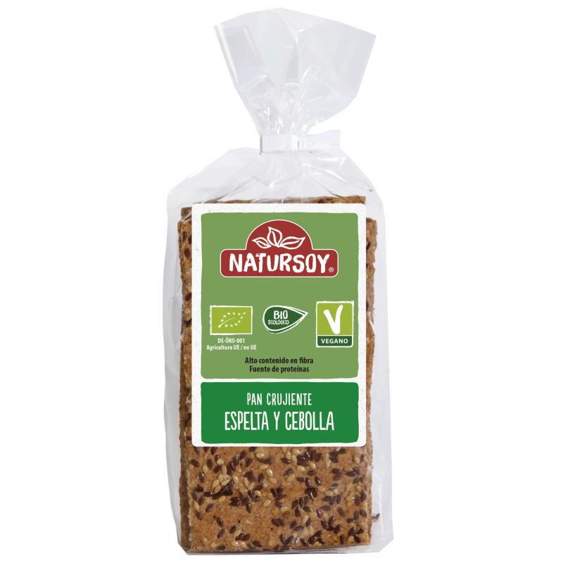 PAN CRUJIENTE ESPELTA CEBOLLA 200GR