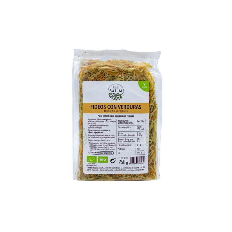 FIDEOS VERDURAS ECO 250 GR