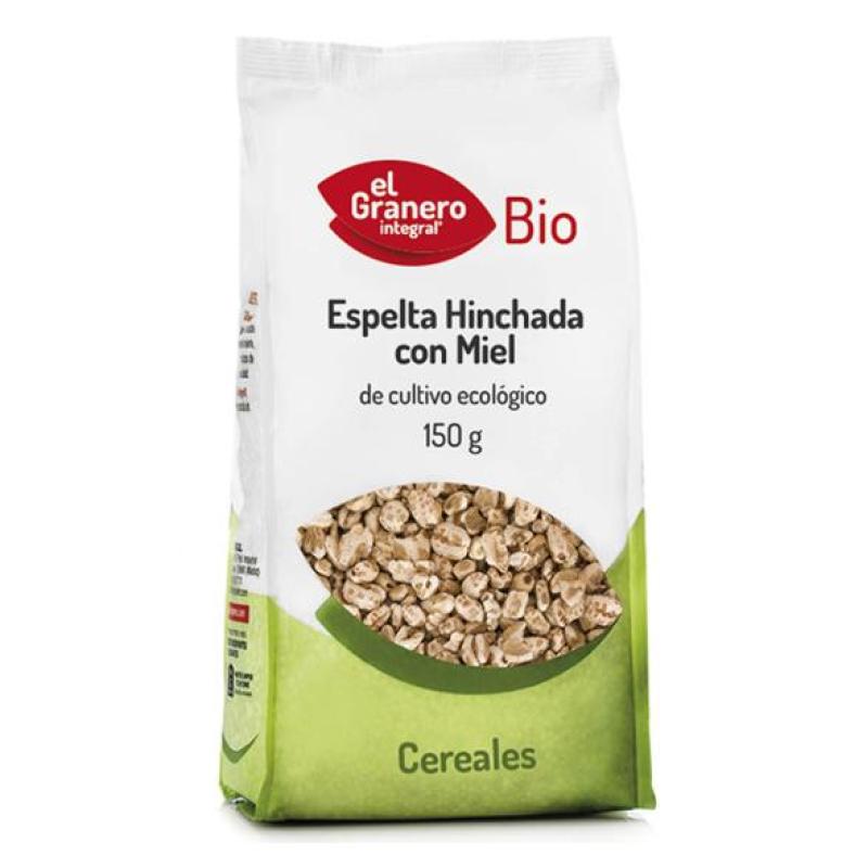 TRIGO ESPELTA HINCHADO CON MIEL BIO 150 GR