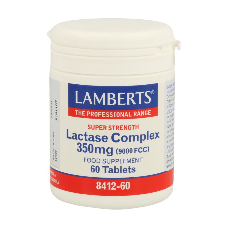 COMPLEJO LACTASA  60 TAB. 350 MG