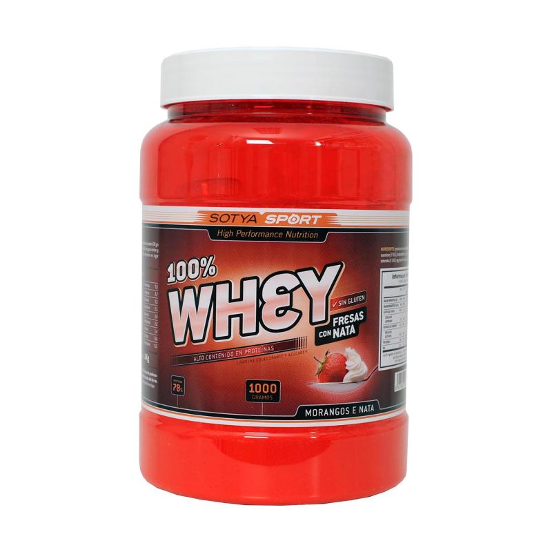 WHEY 100 % 1K FRESA Y NATA