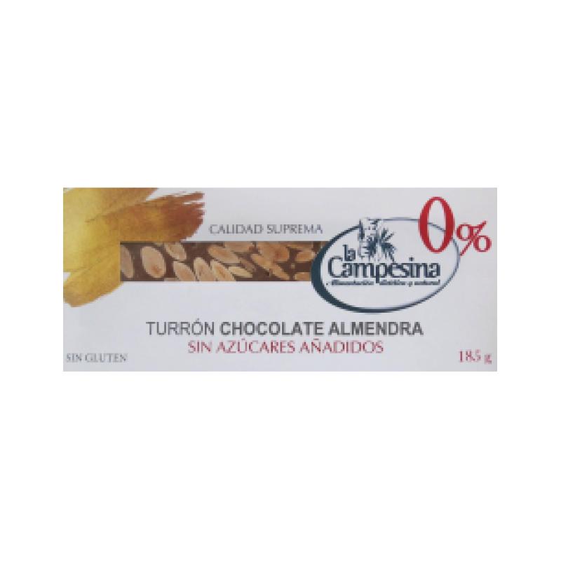 TURRON CHOCO ALMENDRAS 185 GR