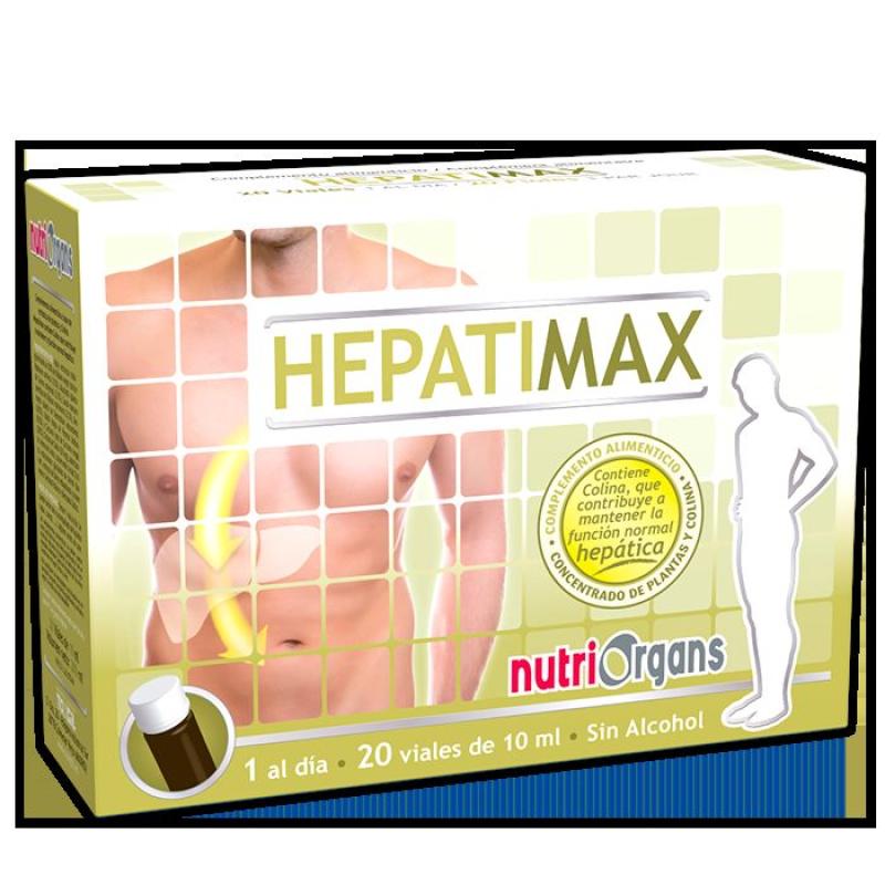 NUTRIORGANS HEPATIMAX 20 VIALES