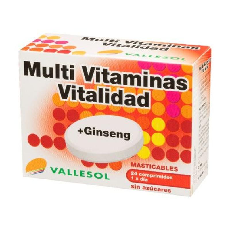 VALLESOL MULTIVIT. + GINSENG 24 COMPR