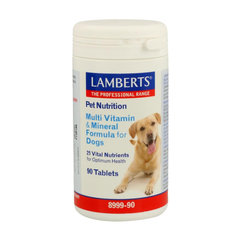 PET NUTRITION VIT Y MIN PARA PERROS 90 TAB