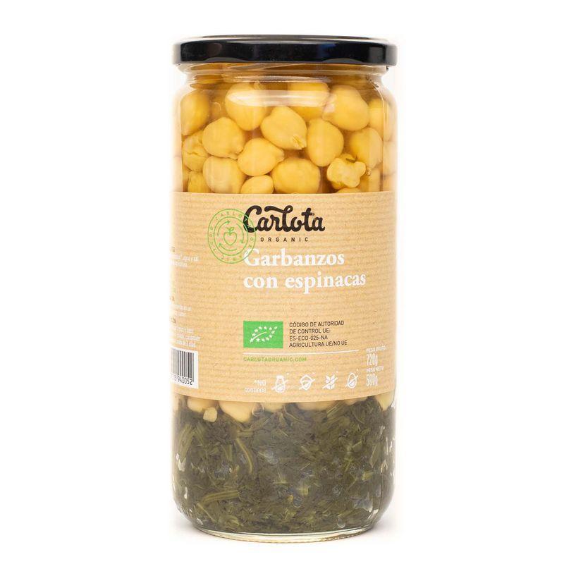 GARBANZOS CON ESPINACAS 720 GR ECO