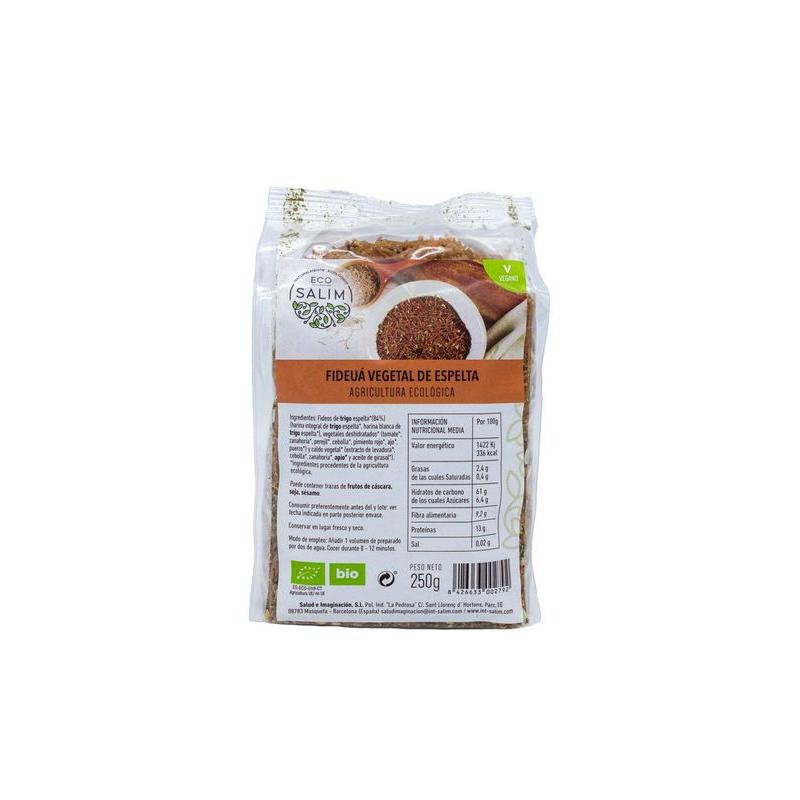 FIDEUA VEGETAL DE ESPELTA ECO 250 GR