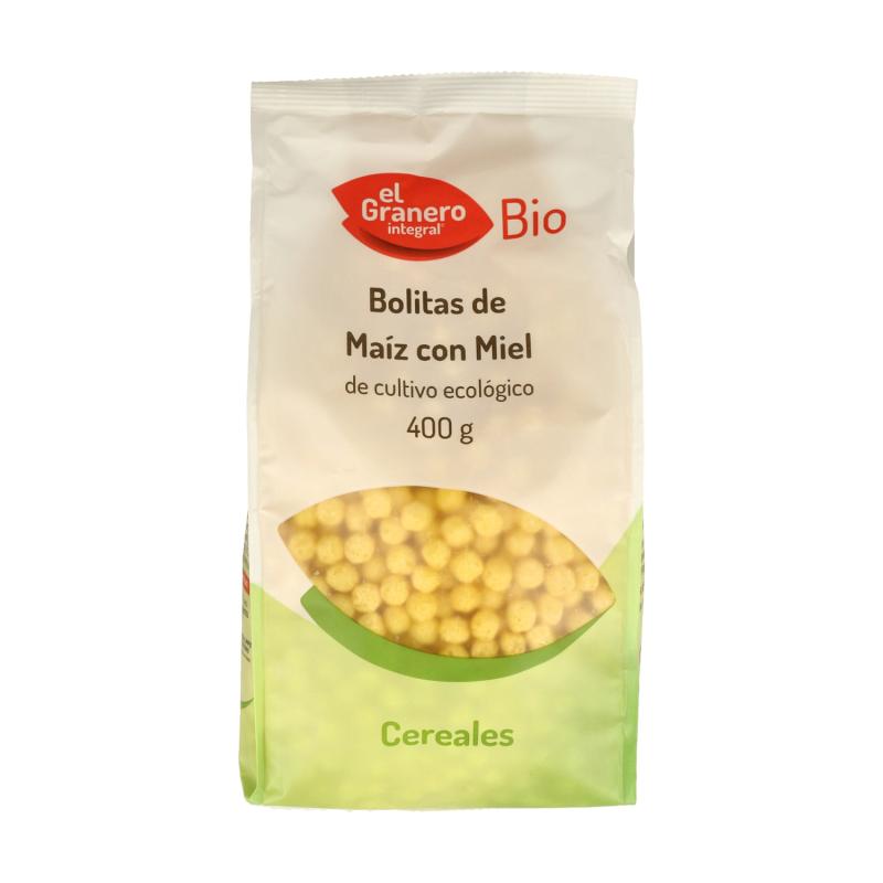 BOLITAS MAIZ MIEL BIO 400 GR