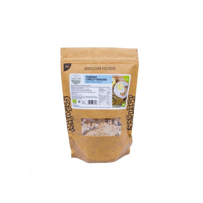 PORRIDGE CANELA Y MANZANA ECO 375 GR