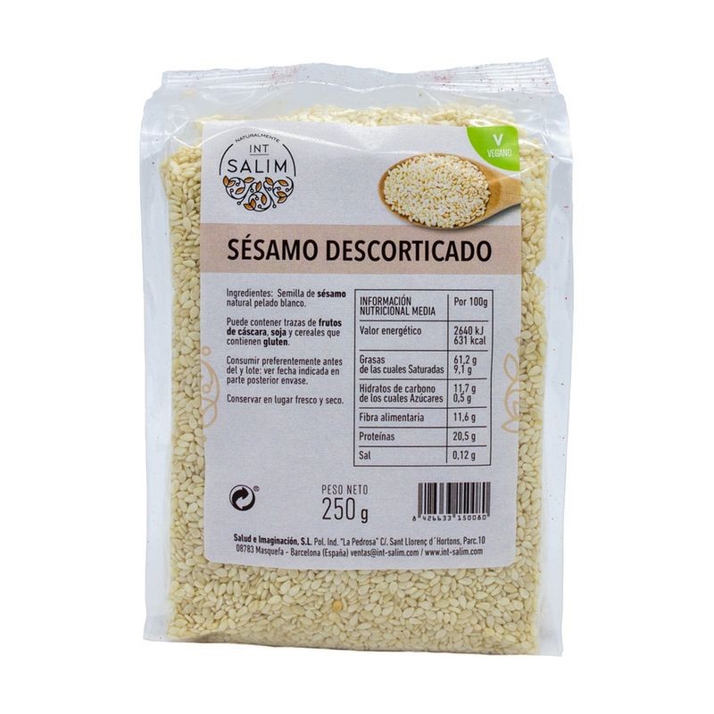 SESAMO DESCORTICADO 250 GR - Imagen 1