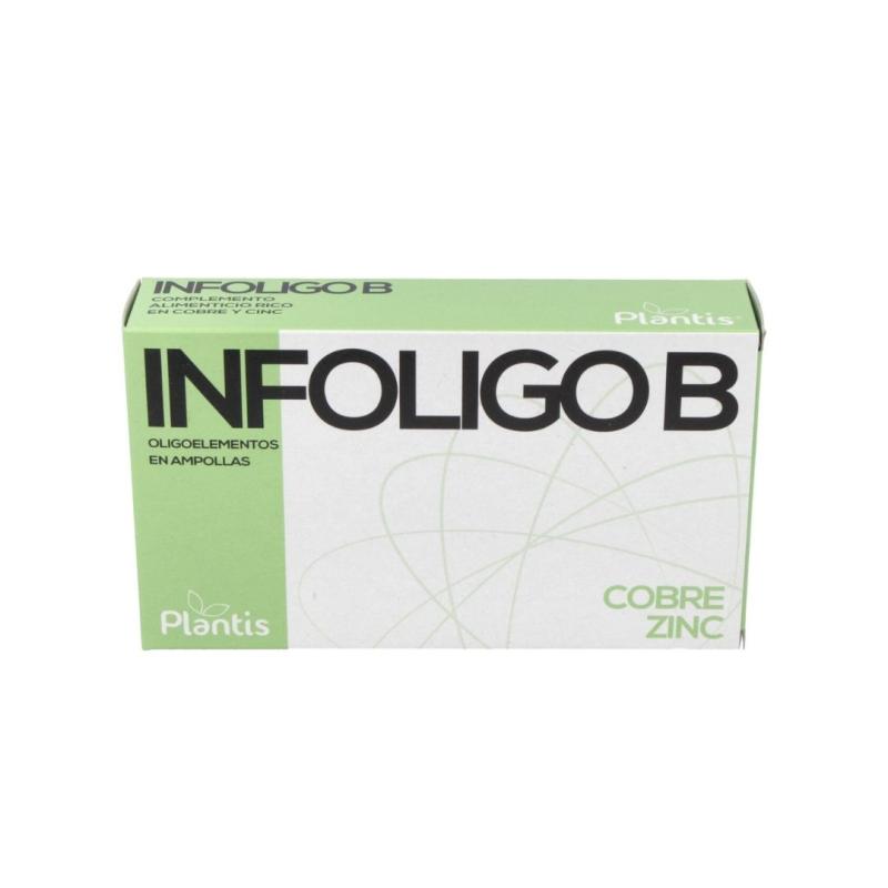 INFOLIGO B CU-ZN 20 AMPOLLAS