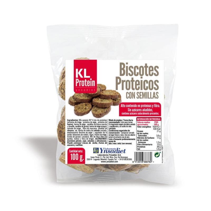 BISCOTES PROTEICOS C/SEMILLAS 100 GR