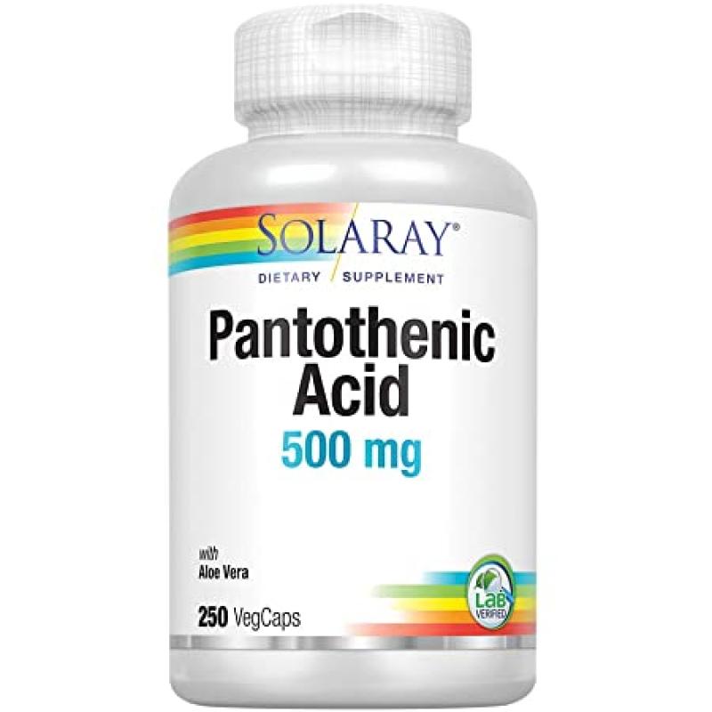 PANTOTENIC ACID 100 CAPS 500 MG