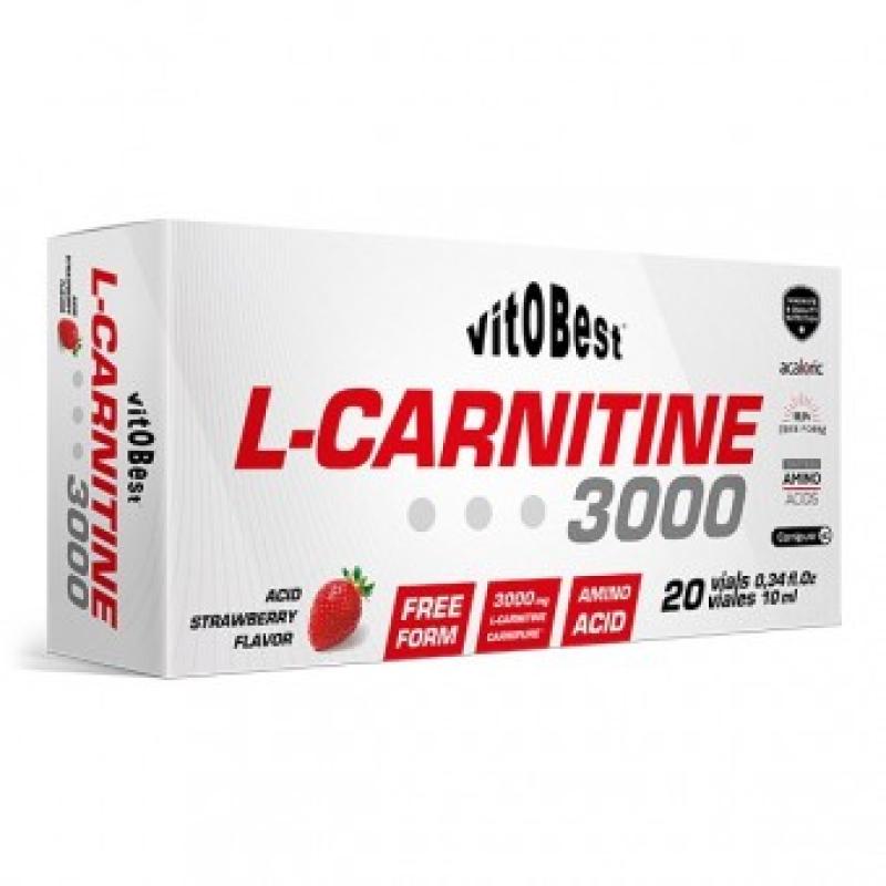 L CARNITINE 3000 VIALES 10 ML FRESA