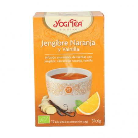 YOGI TEA JENGIBRE NARANJA Y VAINILLA 17 FILTROS - Imagen 1