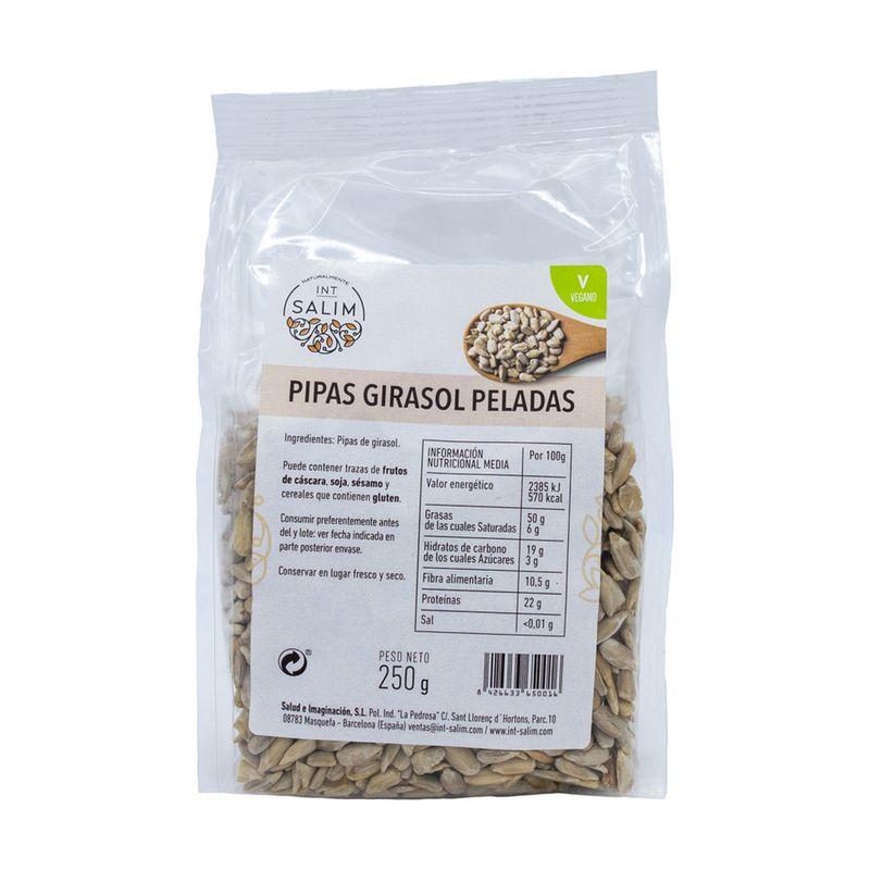 PIPAS GIRASOL PELADAS 250 GR