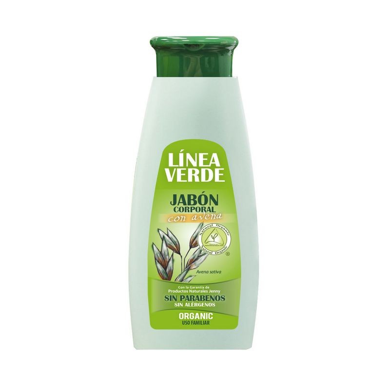 JABON CORPORAL AVENA 400 ML LINEA VERDE - Imagen 1