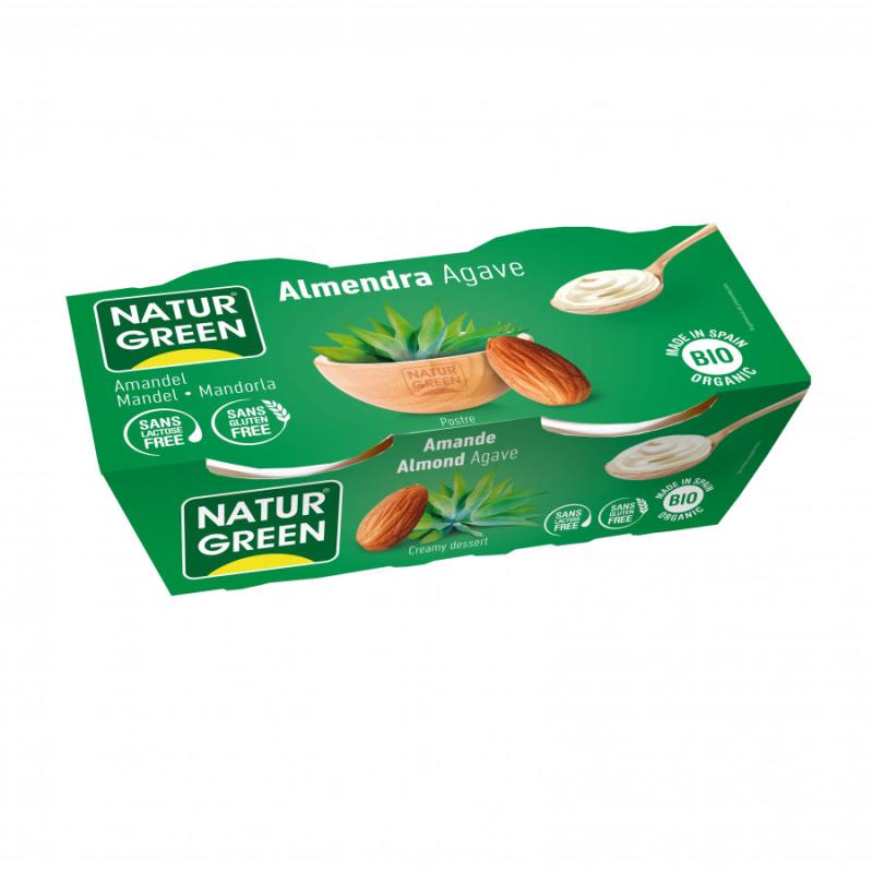 POSTRE ALMENDRA AGAVE 2x125GR