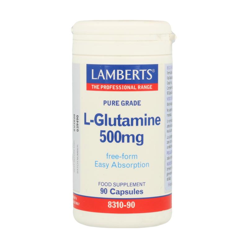 L-GLUTAMINA 90 CAPS 500 MG