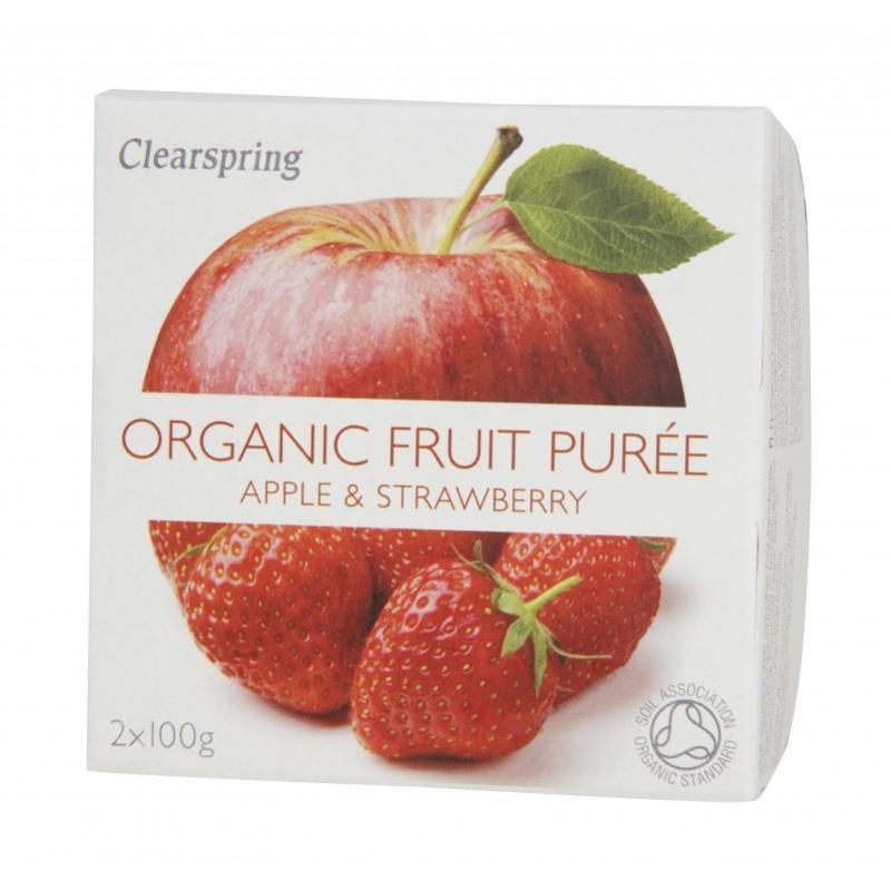 PURE MANZANA  FRESAS 2x100 GR