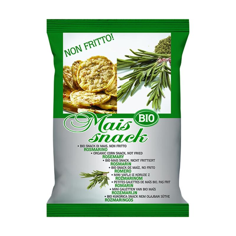 SNACK MINI TORTITAS MAIZ AL ROMERO 50 GR BIO