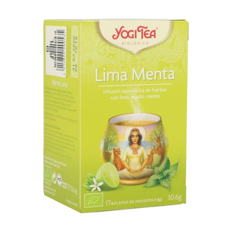 YOGI TEA MENTA Y LIMA 17 FILTROS - Imagen 1