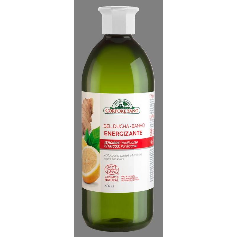 GEL BAÑO ENERGIZANTE JENGIBRE CITRICO 600 ML