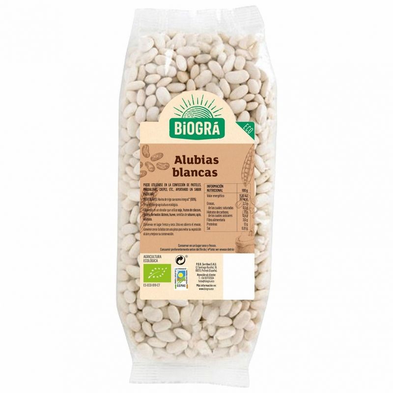 ALUBIAS BLANCAS BIO 500 GR - Imagen 1