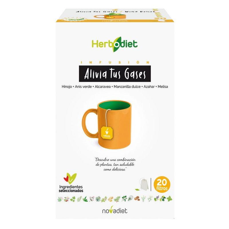 HERBODIET ALIVIA TUS GASES 20 FILTROS