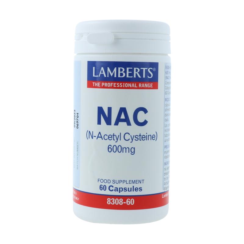 NAC N ACETIL CISTEINA 600MG 60 CP