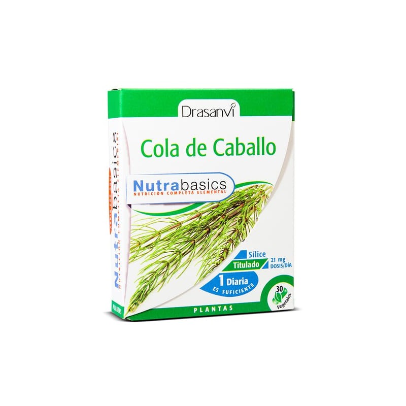 COLA CABALLO 30 CAPS NUTRABASICS - Imagen 1