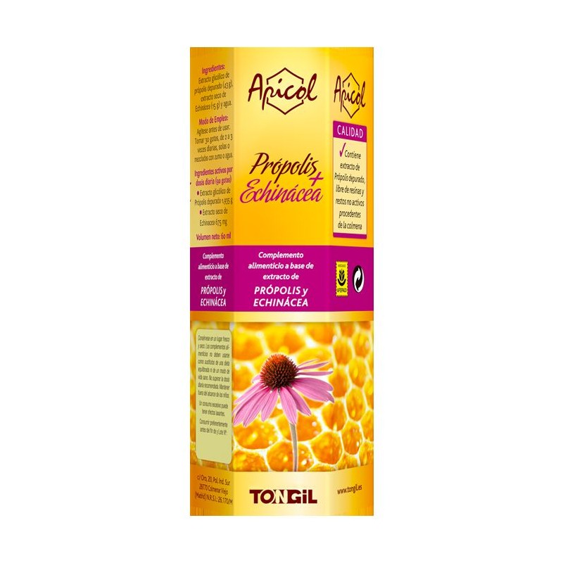 APICOL PROPOLIS + ECHINACEA 60 ML - Imagen 1