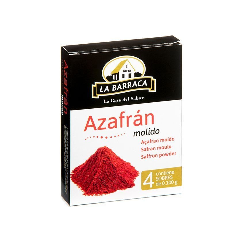 AZAFRAN MOLIDO 4X 0.100 GR. - Imagen 1