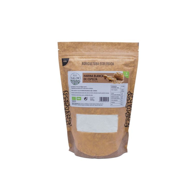 HARINA ESPELTA BLANCA ECO 500 GR - Imagen 1