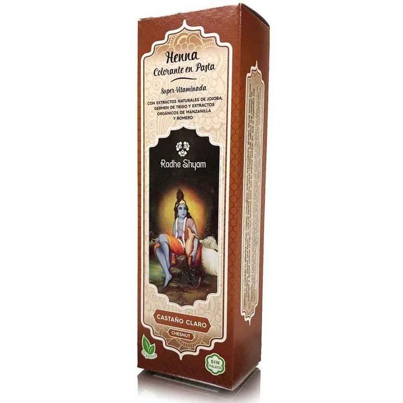 HENNA PASTA CASTAÑO CLARO 200 ML - Imagen 1