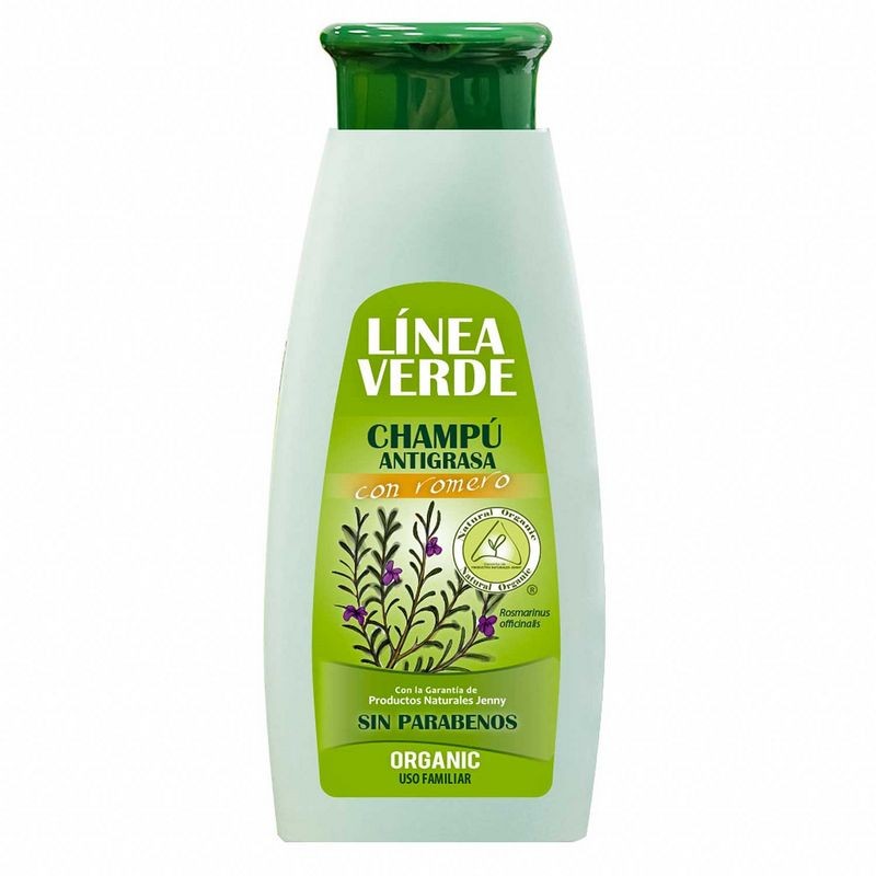 CHAMPU ANTIGRASA ROMERO 400 ML LINEA VERDE - Imagen 1