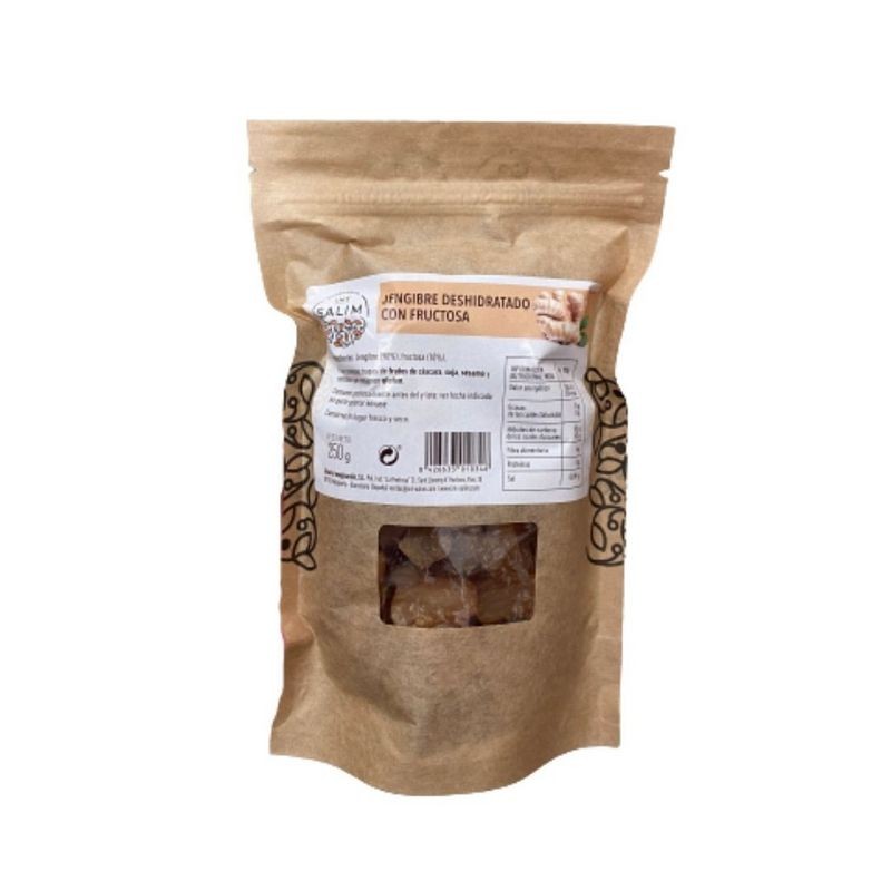 JENGIBRE DESHIDRATADO CON FRUCTOSA 250 GR - Imagen 1