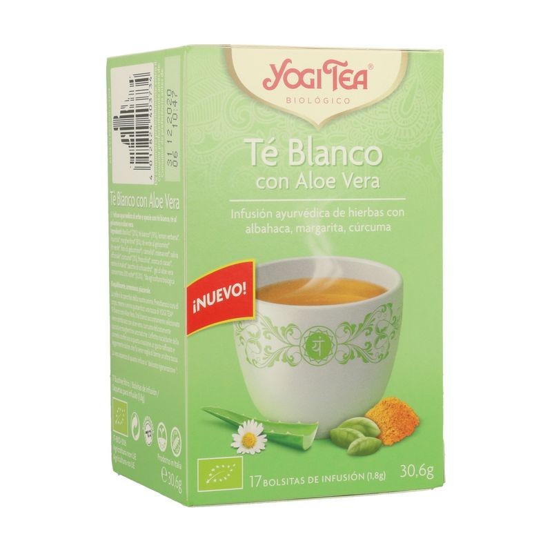 YOGI TEA BLANCO CON ALOE VERA 17 FILTROS - Imagen 1