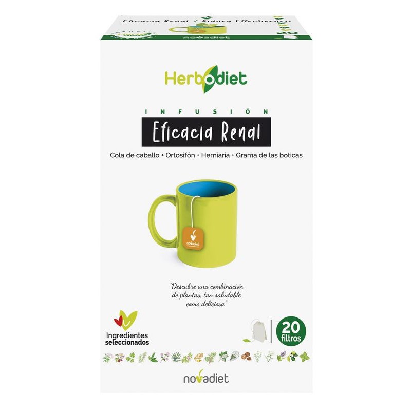 HERBODIET EFICACIA RENAL 20 FILTROS - Imagen 1