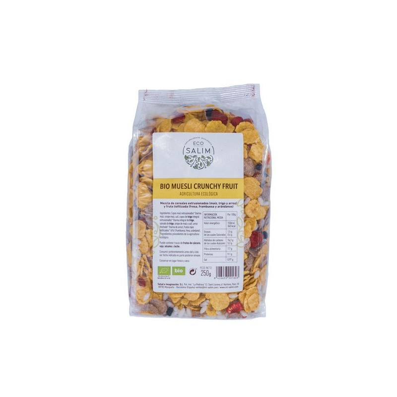 MUESLI CRUNCHY FRUIT ECO 250 GR - Imagen 1