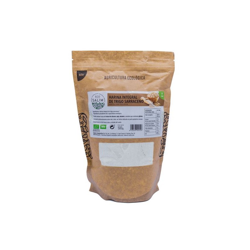 HARINA INT. TRIGO SARRACENO ECO 500 GR - Imagen 1