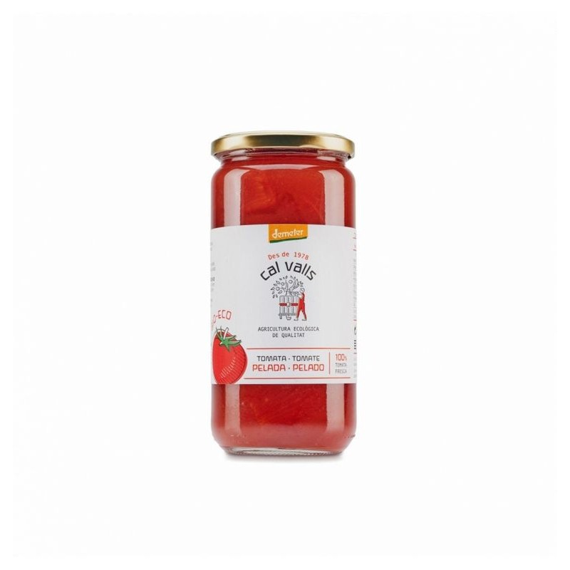 TOMATE PELADO ENTERO ECO 660 GR DEMETER - Imagen 1