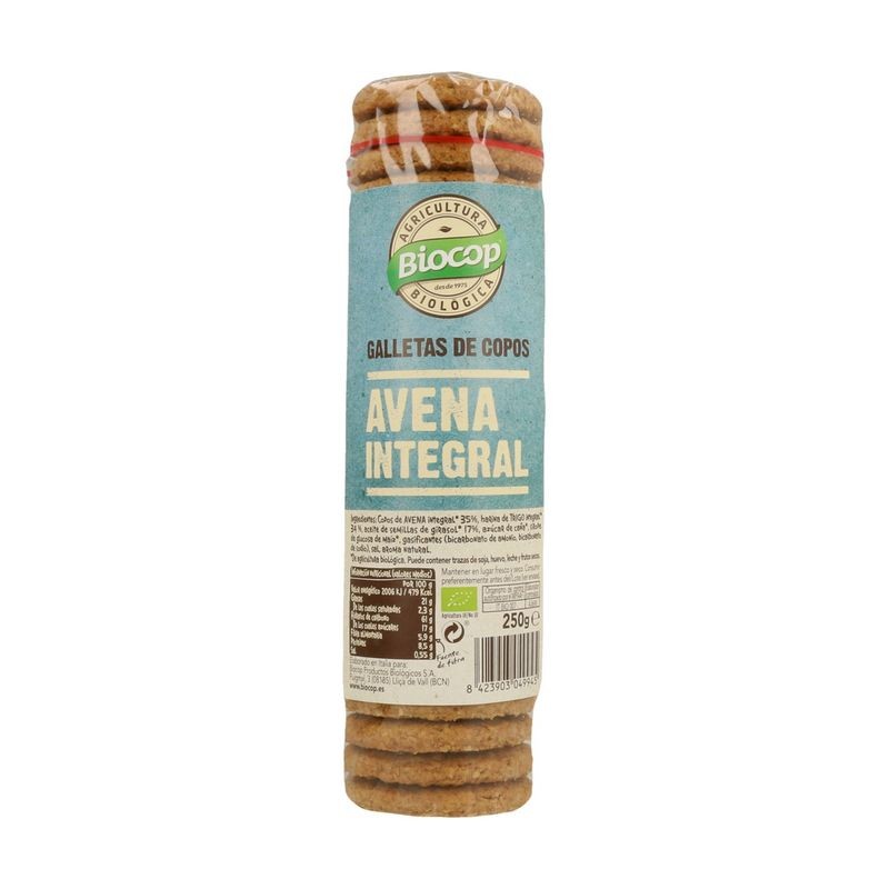 GALLETA COPOS AVENA INT. 250 GR - Imagen 1