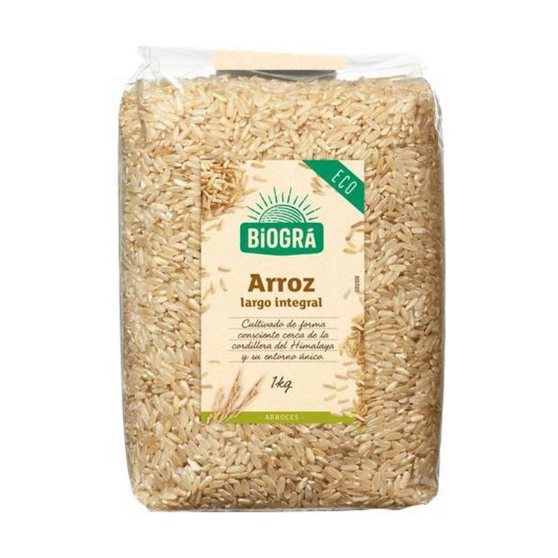 ARROZ INTEGRAL LARGO BIO 1KG - Imagen 1